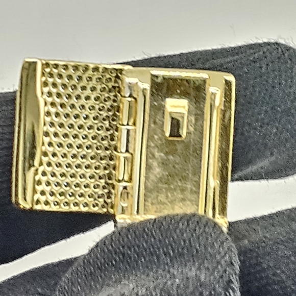 GUU Shop 925 Sterling VVS Real Moissanite Wide Prong Cuban Bracelet 8" L Men's - Picture 8 of 10